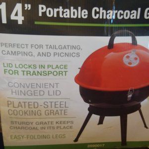 14" Portable charcoal grill